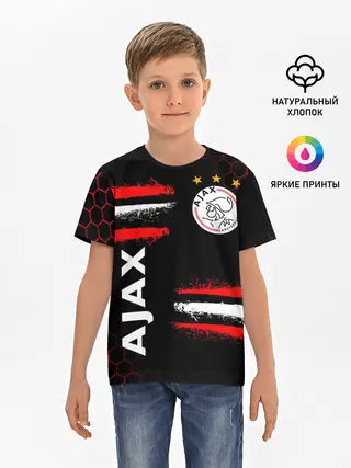 Детская базовая футболка / FC AJAX AMSTERDAM / ФК АЯКС