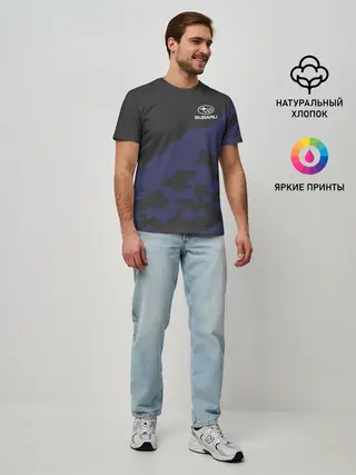 Мужская базовая футболка / SUBARU SPORT