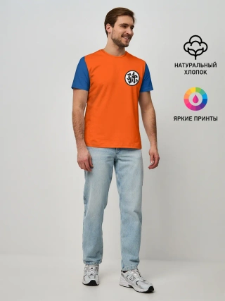 Мужская базовая футболка / GOKU KANJI
