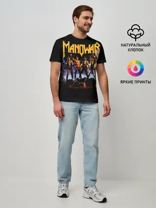 Мужская базовая футболка / Manowar