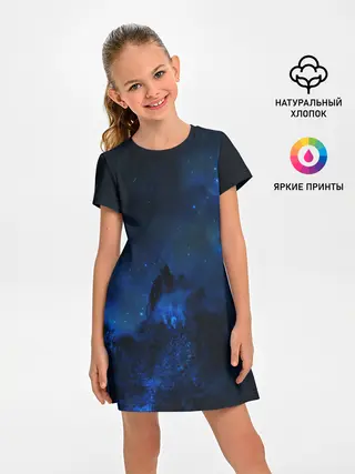 Детское платье / Космос
