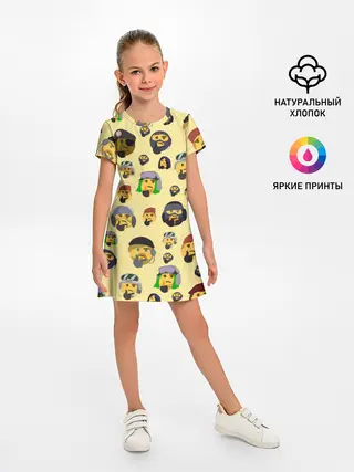 Детское платье / Thinking emoji skins