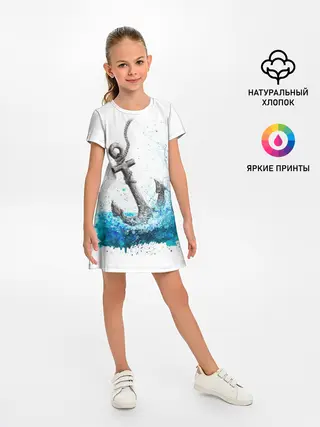Детское платье / Якорь На Холсте