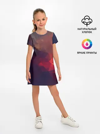 Детское платье / Лавовый вектор