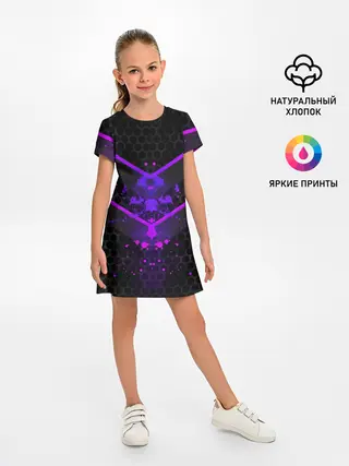 Детское платье / Ултрофиолеовый угол 3D