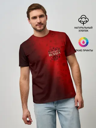 Мужская базовая футболка / Football Russia