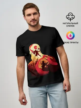 Мужская базовая футболка / God of War