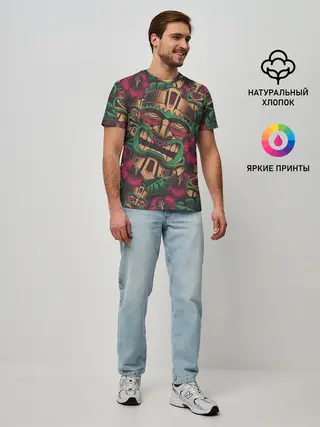 Мужская базовая футболка / Маска