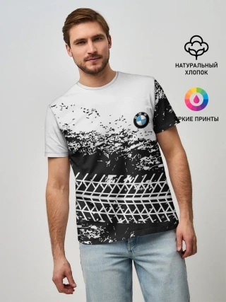 Мужская базовая футболка / СЛЕД БМВ | BMW