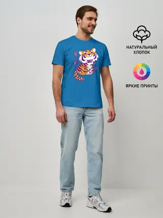 Мужская базовая футболка / Тигр