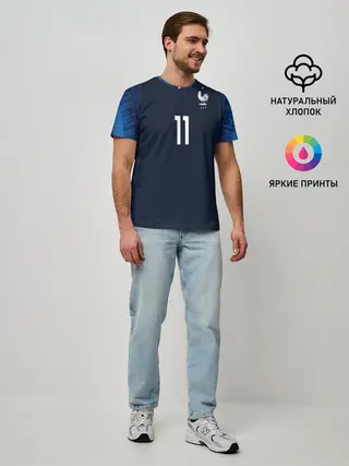 Мужская базовая футболка / Dembele home 18-19 WC