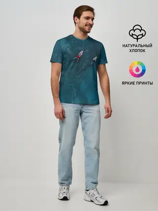 Мужская базовая футболка / Мир юрского периода 2