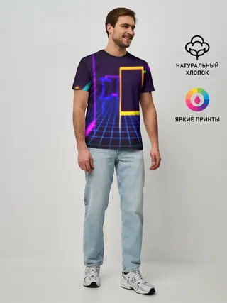 Мужская базовая футболка / NEON STYLE