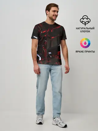 Мужская базовая футболка / МЕТАЛЛИЧЕСКИЙ