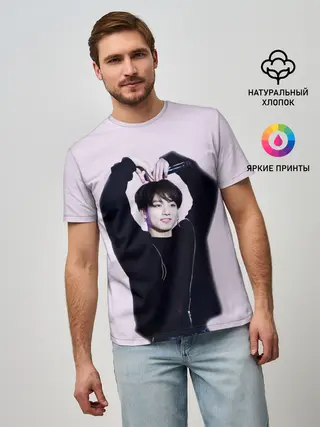Мужская базовая футболка / BTS