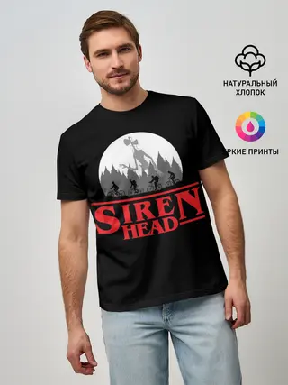 Мужская базовая футболка / Siren Head
