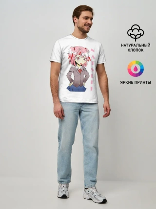 Мужская базовая футболка / Doki Doki NATSUKI