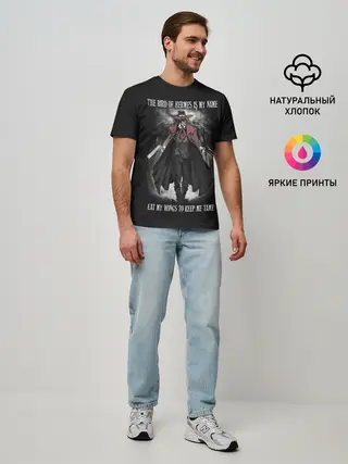 Мужская базовая футболка / The bird of Hermes is my name