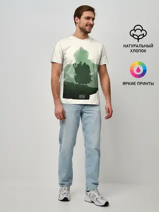 Мужская базовая футболка / Ходячий замок