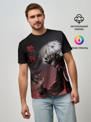 Мужская базовая футболка / Канеки Кен | Kaneki Ken