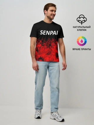 Мужская базовая футболка / Senpai