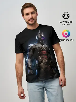 Мужская базовая футболка / Batman: Arkham Knight