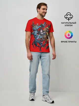 Мужская базовая футболка / APEX Team