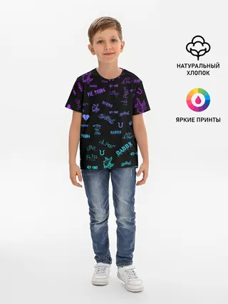 Детская базовая футболка / Lil Peep