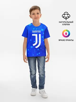 Детская базовая футболка / Juventus space collection