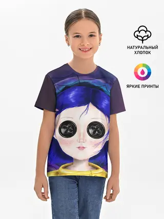 Детская базовая футболка / Coraline