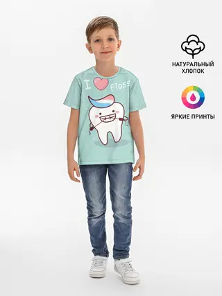 Детская базовая футболка / Tooth