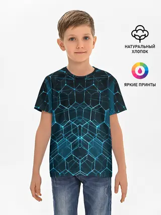 Детская базовая футболка / НЕОНОВАЯ БРОНЯ