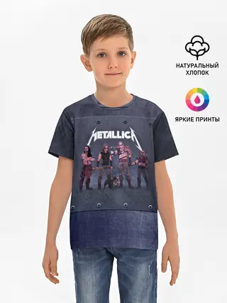 Детская базовая футболка / METALLICA | ГРУППА МЕТАЛЛИКА