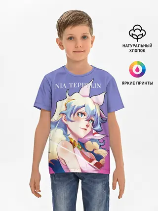 Детская базовая футболка / Nia Gurren Lagann