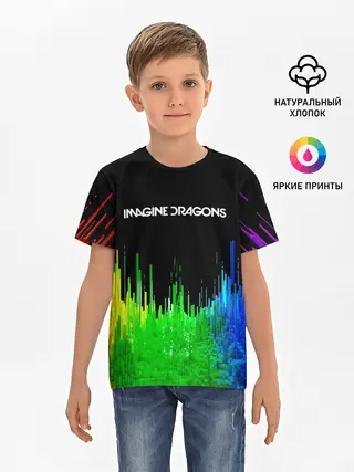Детская базовая футболка / IMAGINE DRAGONS