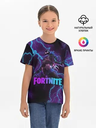 Детская базовая футболка / FORTNITE RAVEN