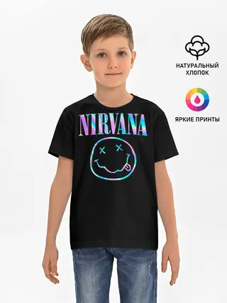 Детская базовая футболка / Nirvana