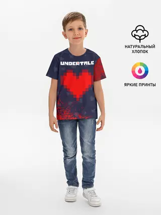 Детская базовая футболка / UNDERTALE / АНДЕРТЕЙЛ