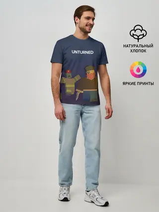 Мужская базовая футболка / Unturned