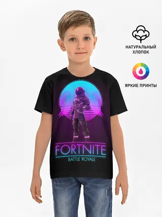 Детская базовая футболка / Fortnite Battle Royale
