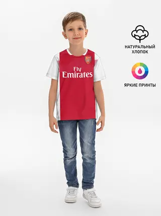 Детская базовая футболка / Ozil home 18-19