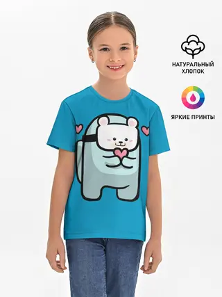 Детская базовая футболка / Nyan Cat