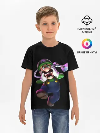 Детская базовая футболка / mario