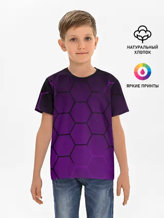 Детская базовая футболка / Неоновая броня