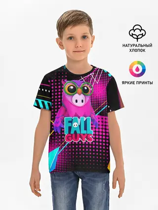 Детская базовая футболка / Fall Guys | Saw
