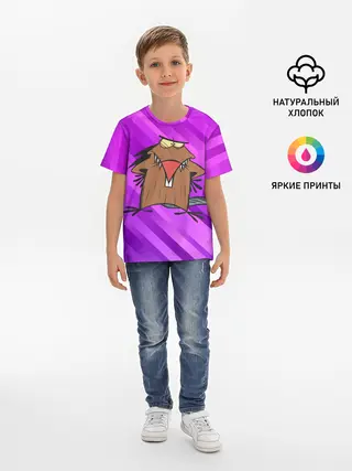 Детская базовая футболка / Крутые Бобры мультфильм