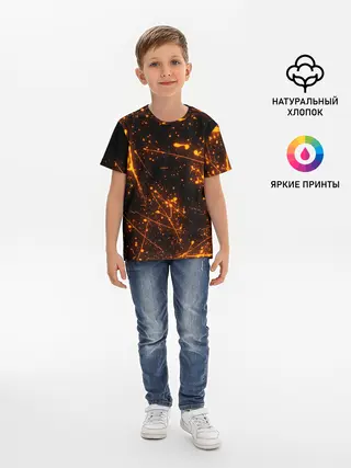 Детская базовая футболка / FLAME | ПЛАМЯ