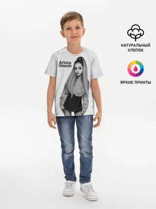 Детская базовая футболка / Ariana Grande