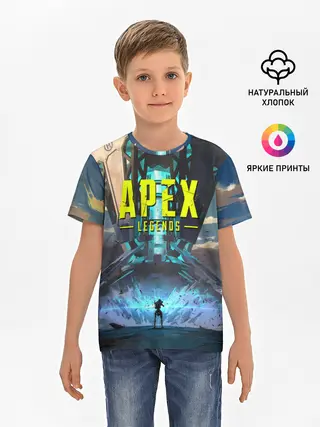 Детская базовая футболка / APEX Legends boom