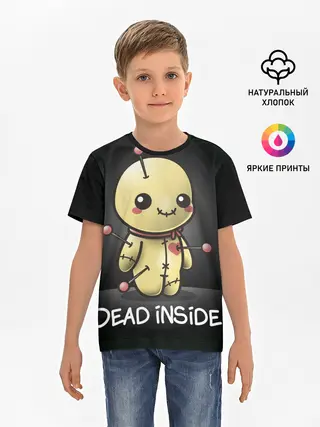 Детская базовая футболка / DEAD INSIDE